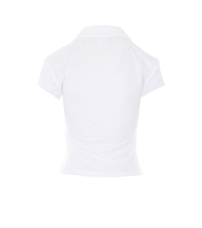 Courreges T-shirts and Polos White Polyester