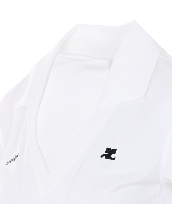 Courreges T-shirts and Polos White Polyester