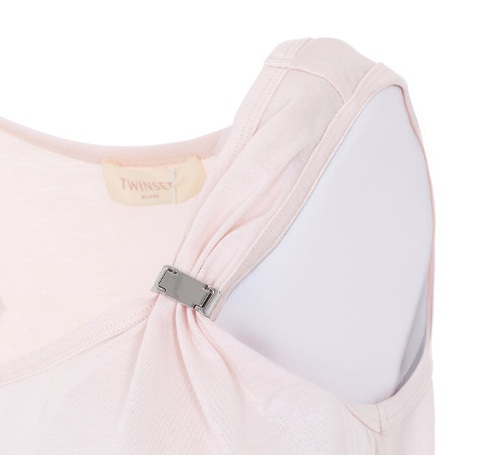 Twin-set Top Pink Cotton