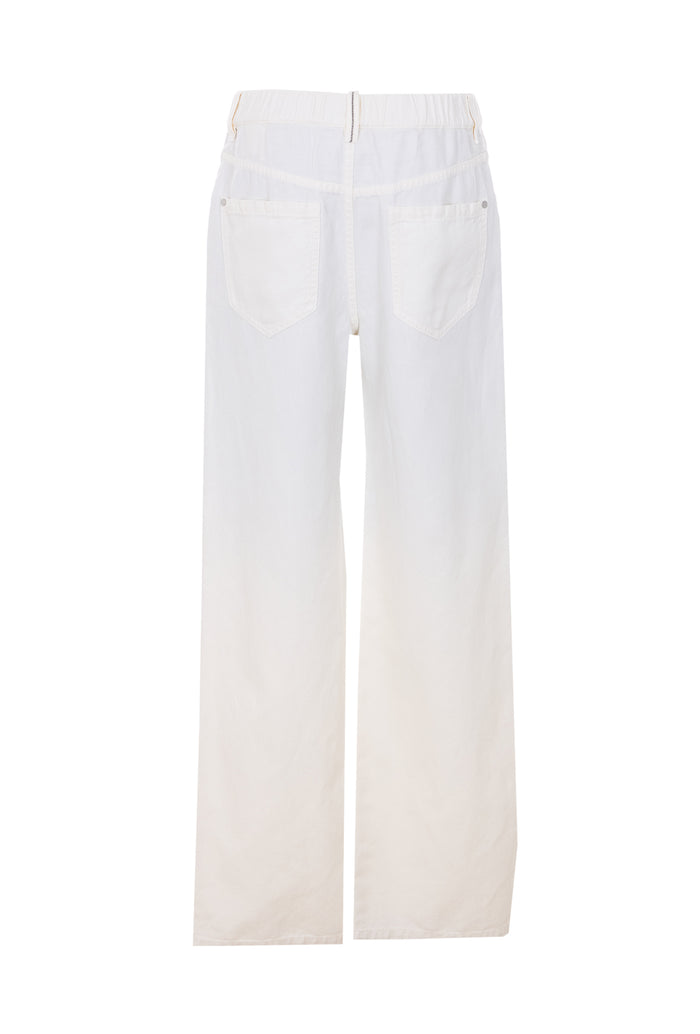Brunello Cucinelli Trousers White Cotton