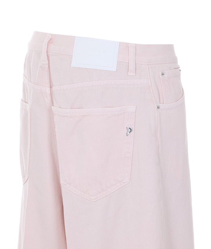 Dondup Jeans Pink Cotton