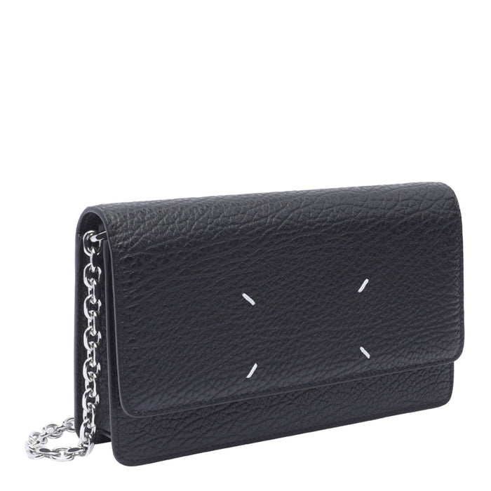 Maison Margiela Wallets Black Calf Leather