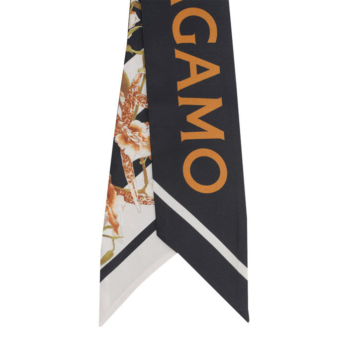 Ferragamo Scarfs Black Silk