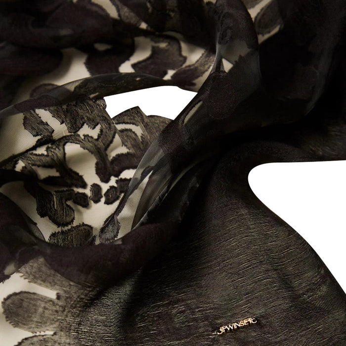 Twin-set Scarfs Black Viscose Polyester