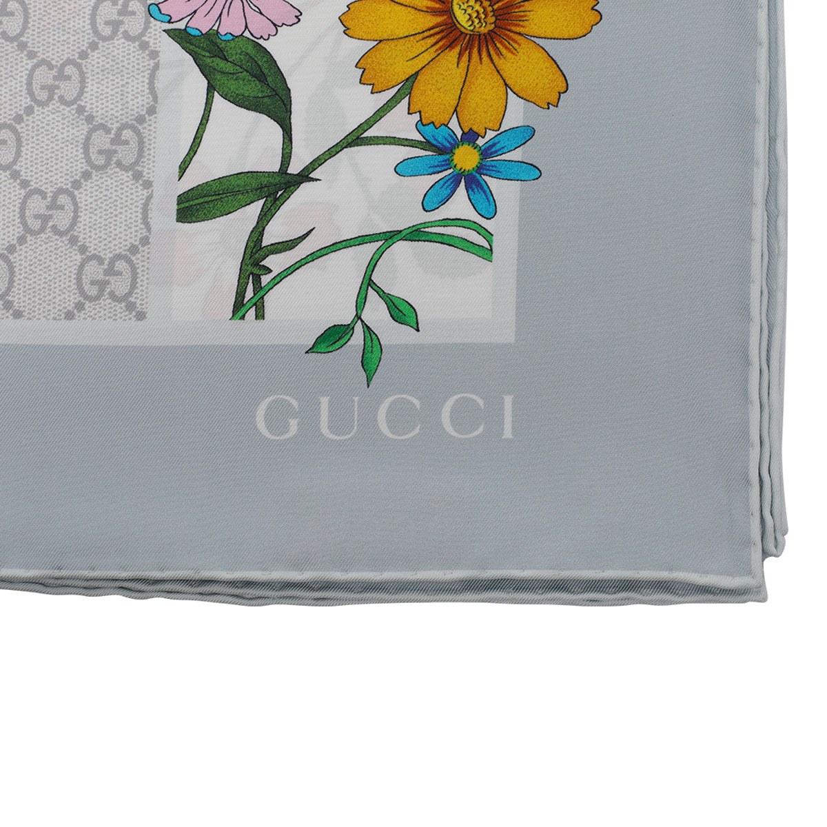 Gucci Scarfs Grey Silk