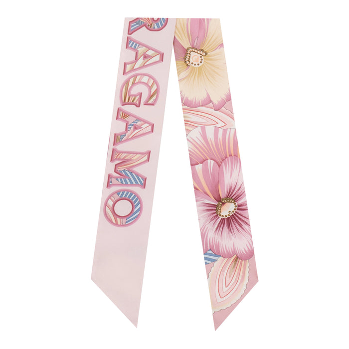 Ferragamo Scarfs Pink Silk