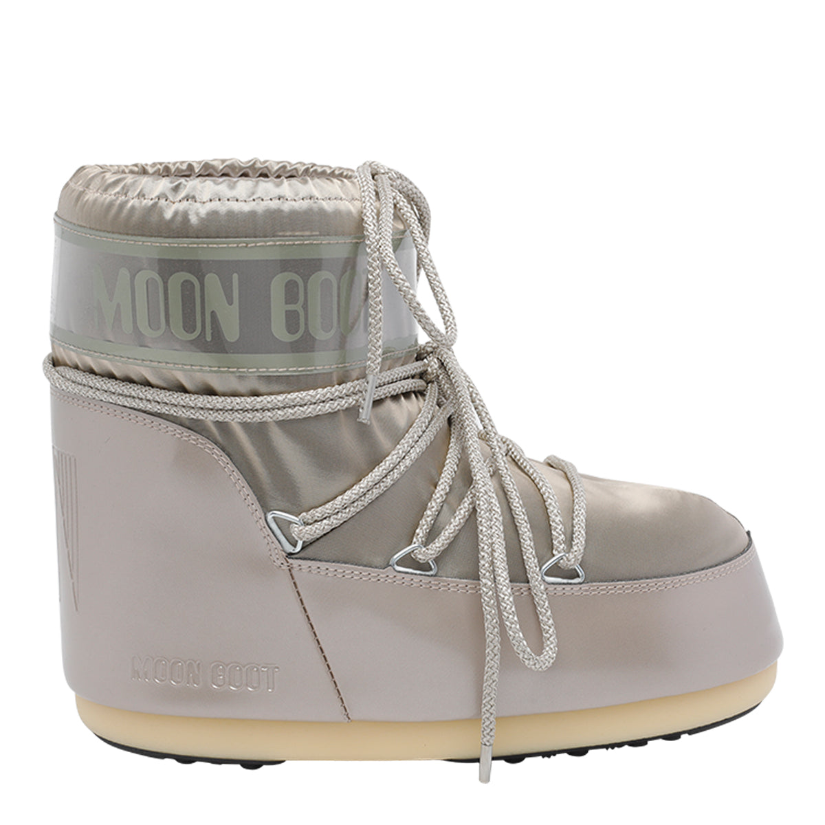 Moon Boot Grey Fabric/ Rubber Sole