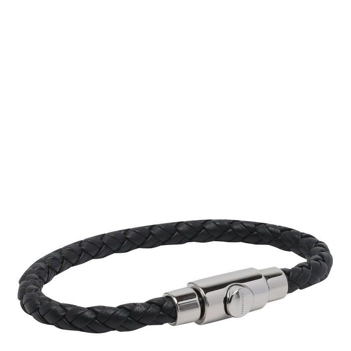 Ferragamo Bijoux Black Calf Leather Brass