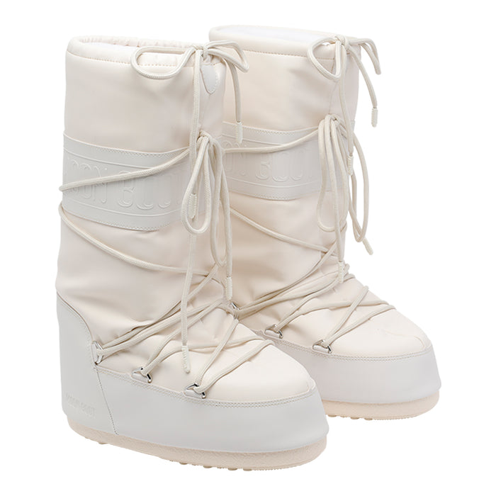 Moon Boot White Polyester Pvc