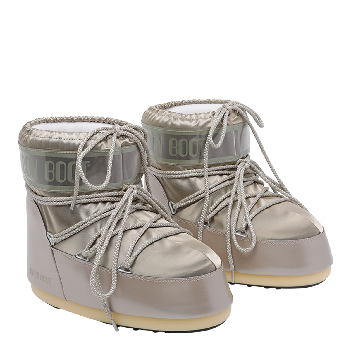 Moon Boot Grey Fabric/ Rubber Sole