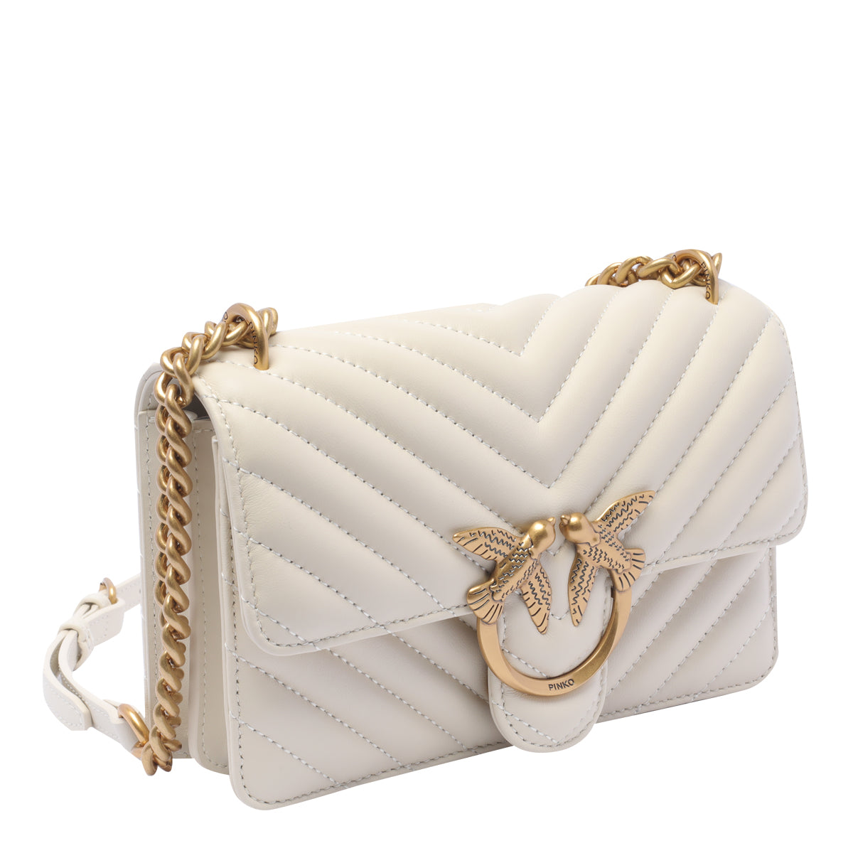 Pinko Bags White Sheep Leather