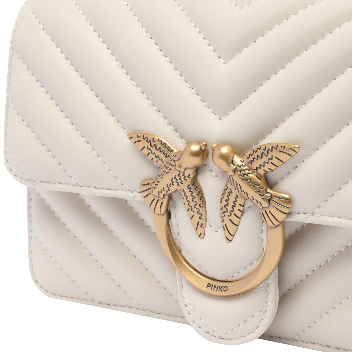 Pinko Bags White Sheep Leather