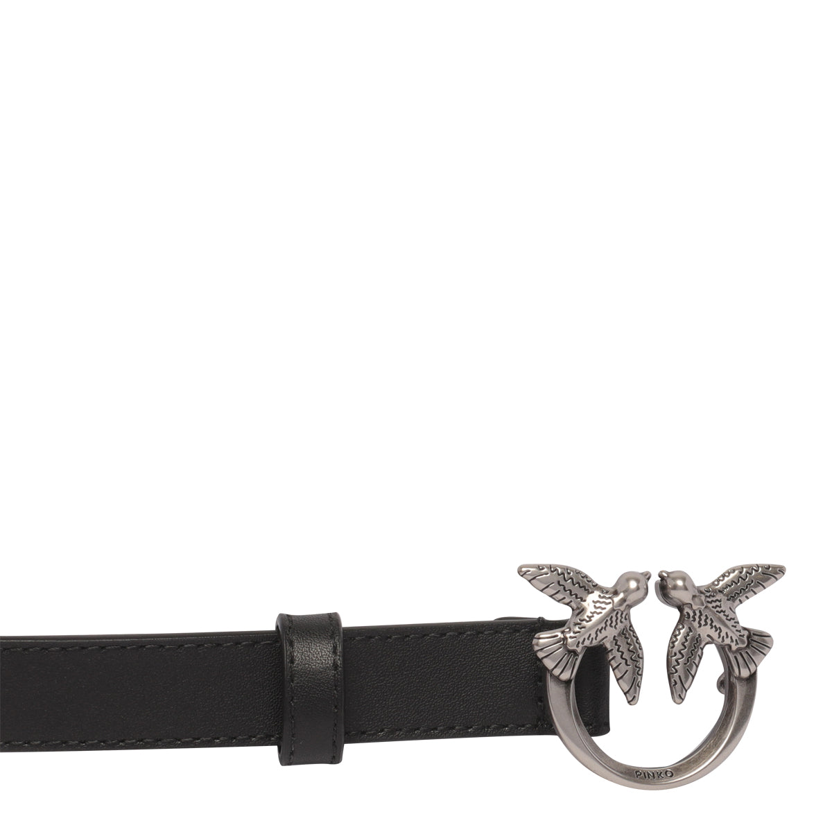 Pinko Belts Black Calf Leather