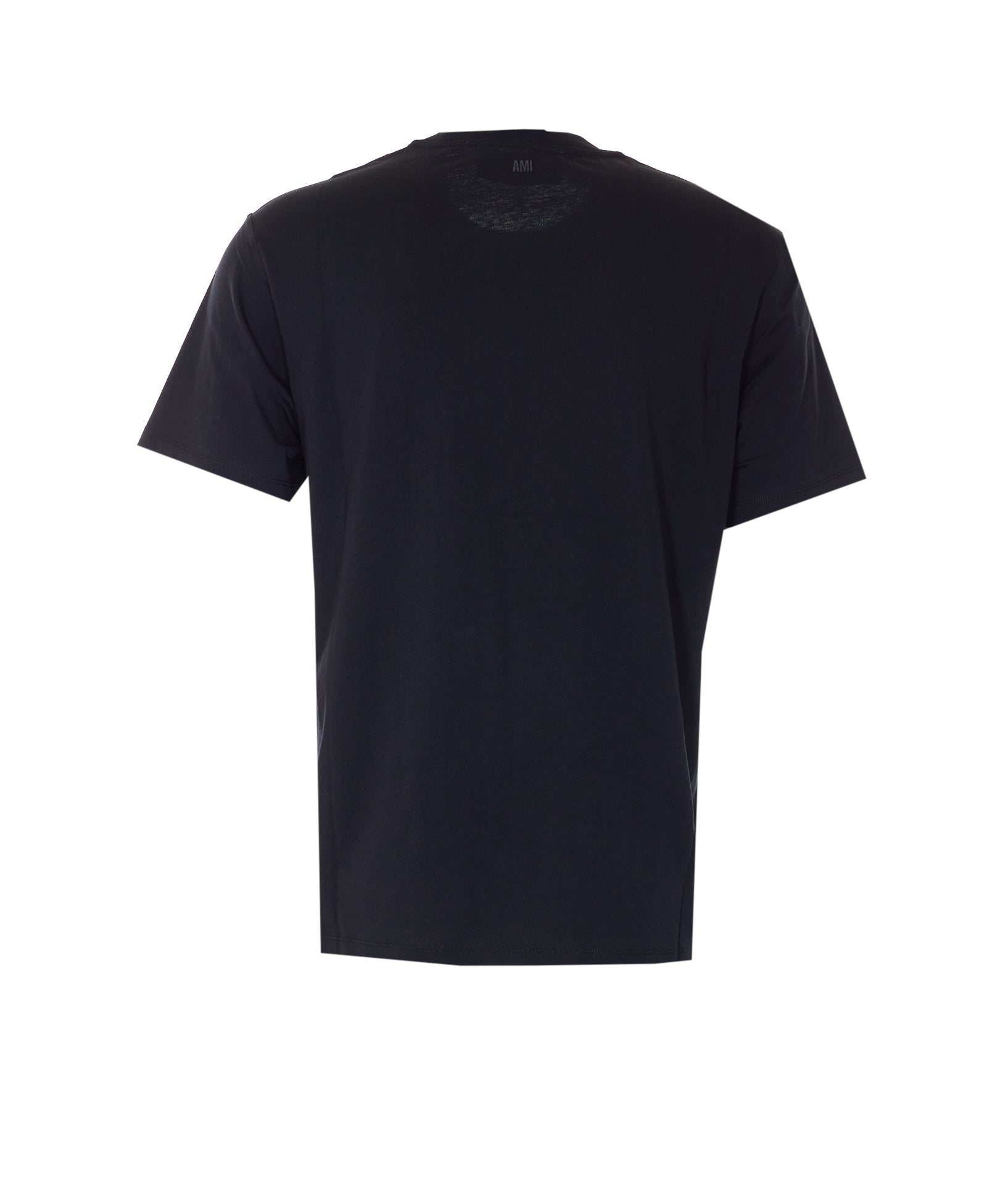 Ami Alexandre Matiussi T-Shirts And Polos Black Cotton