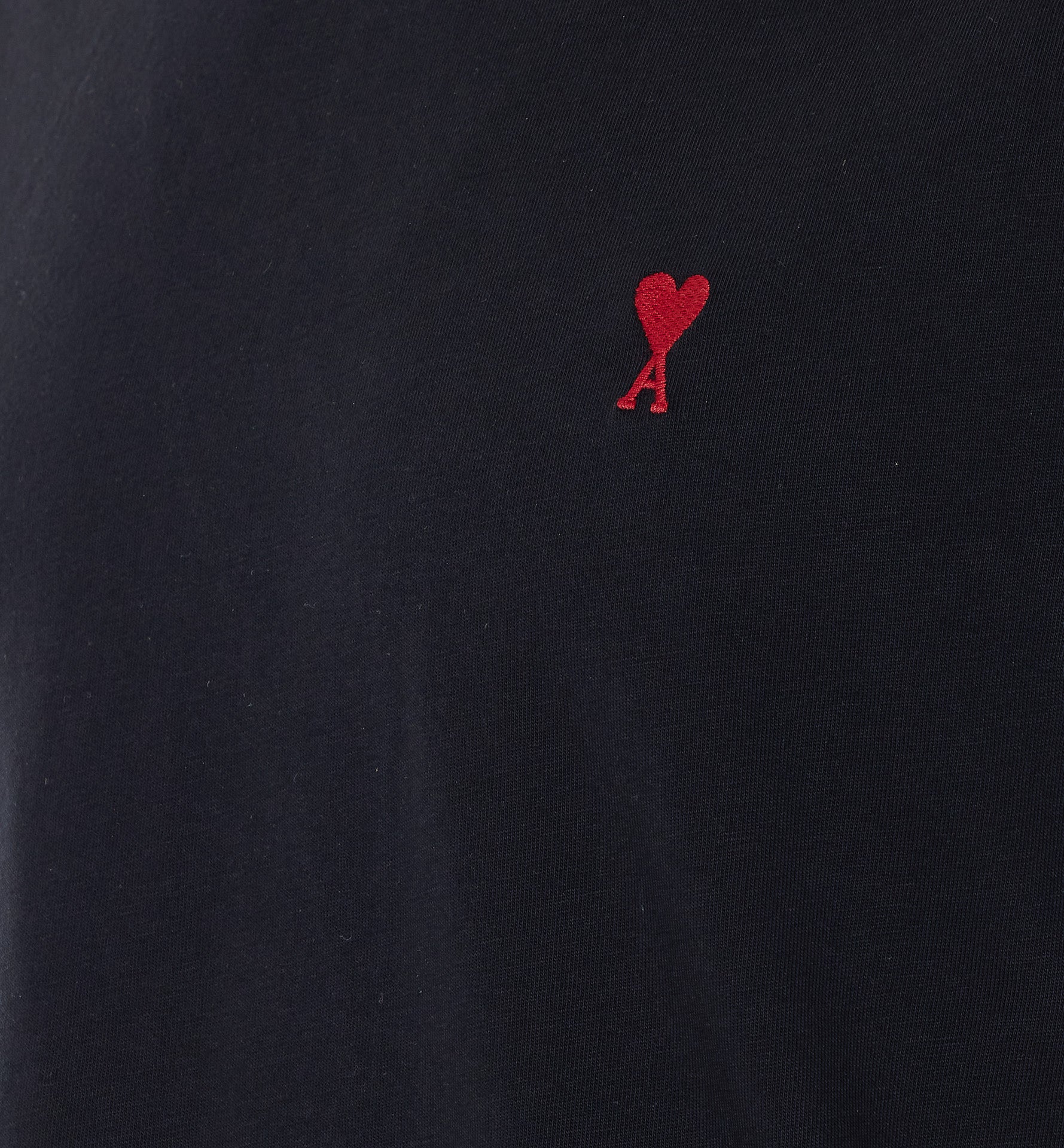 Ami Alexandre Matiussi T-Shirts And Polos Black Cotton