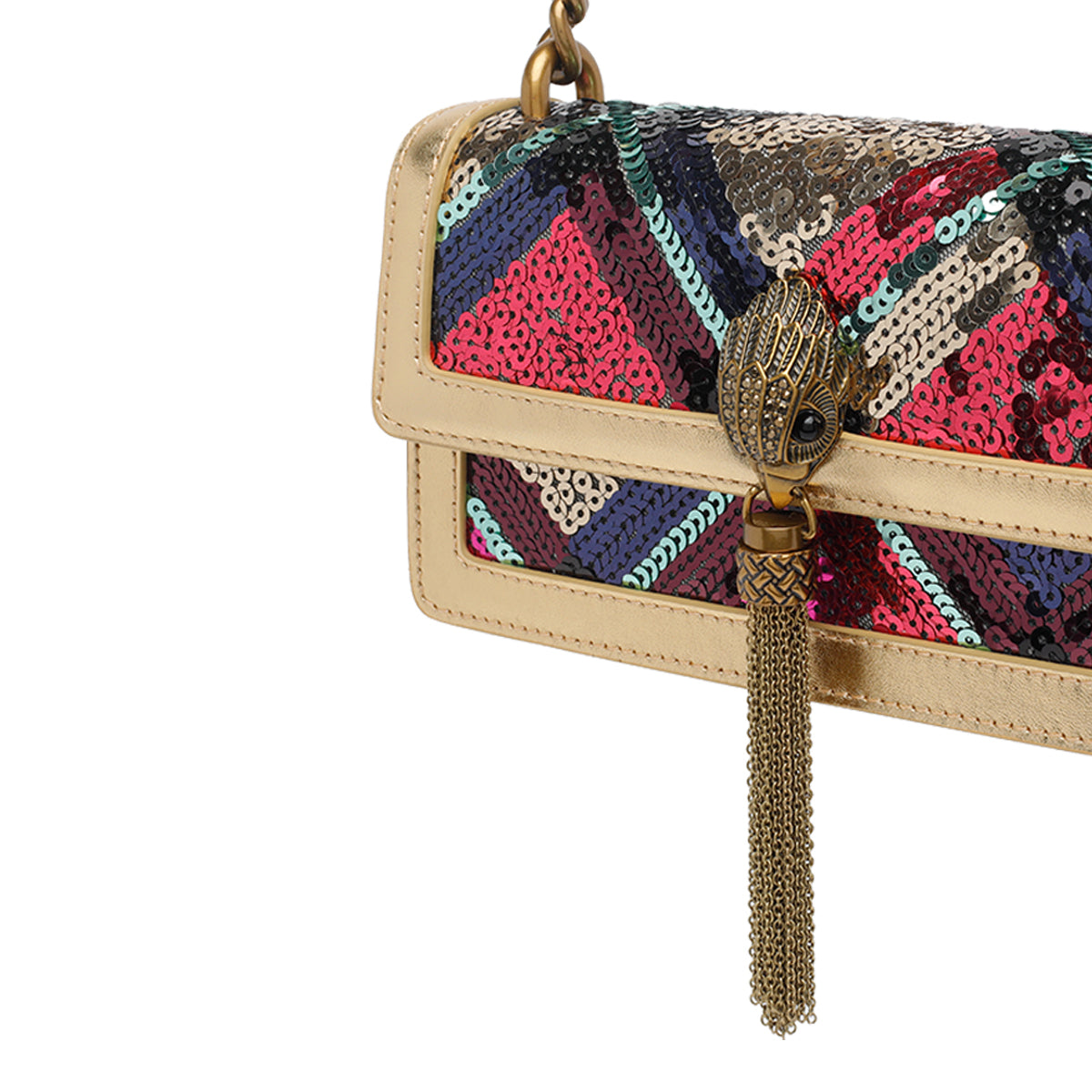 Kurt Geiger Bags Golden Calf Leather Polyurethane