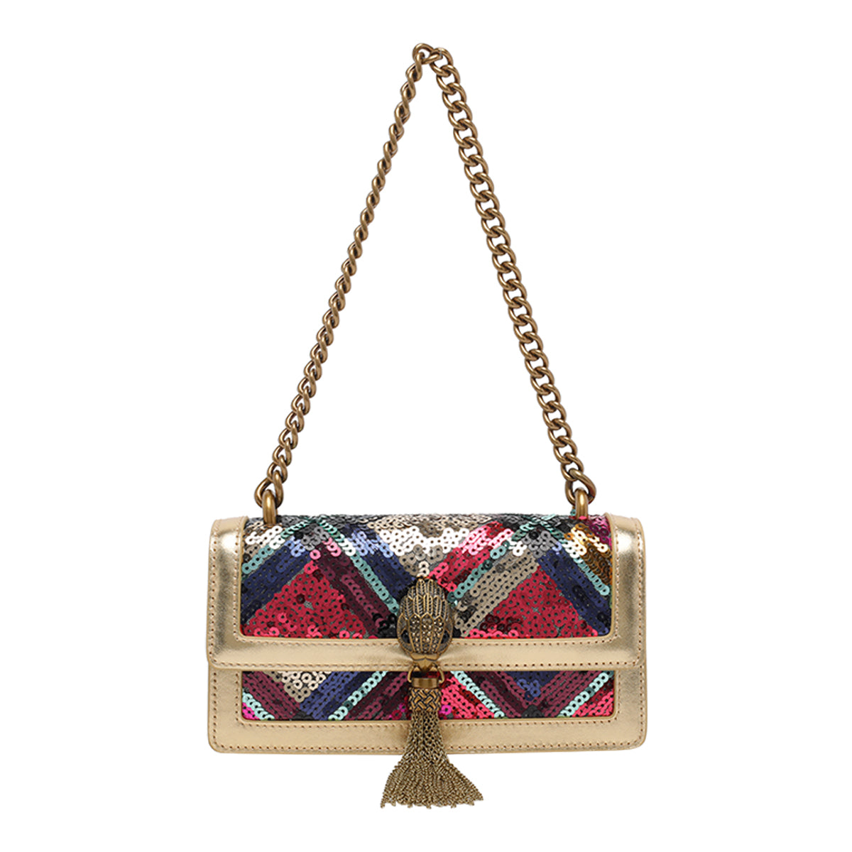 Kurt Geiger Bags Golden Calf Leather Polyurethane