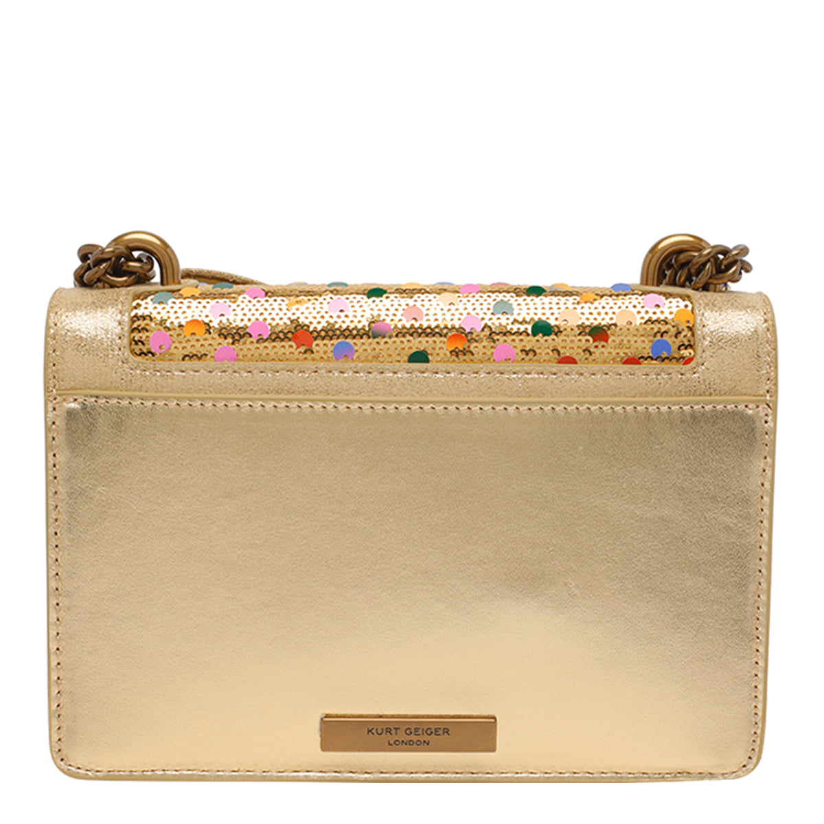 Kurt Geiger Bags Golden Polyethylene Polyester