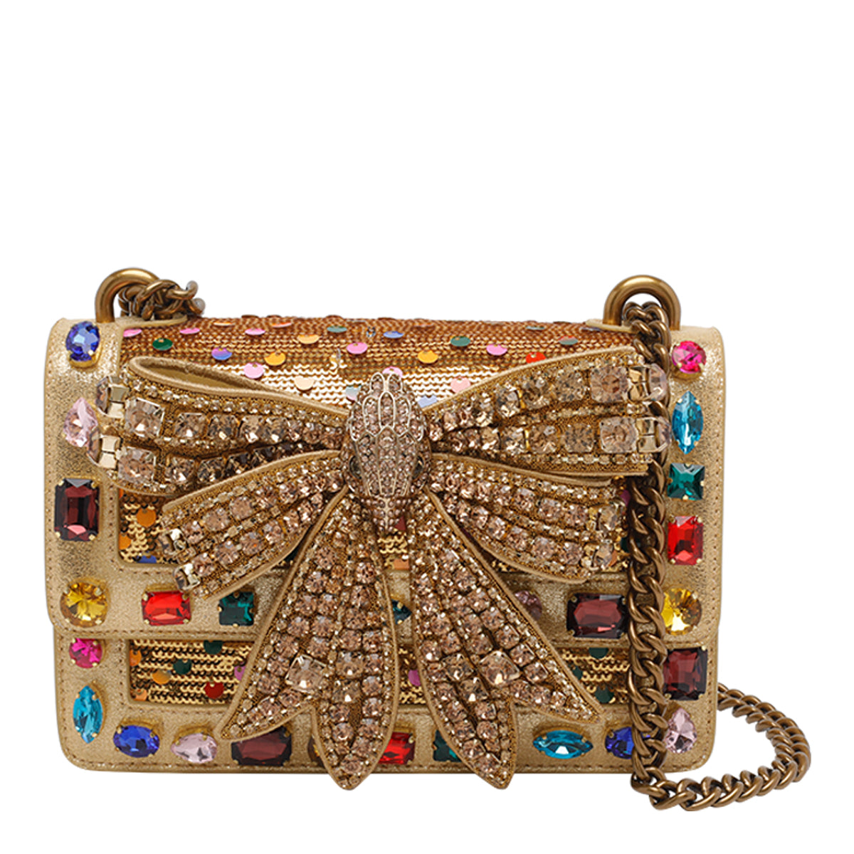 Kurt Geiger Bags Golden Polyethylene Polyester