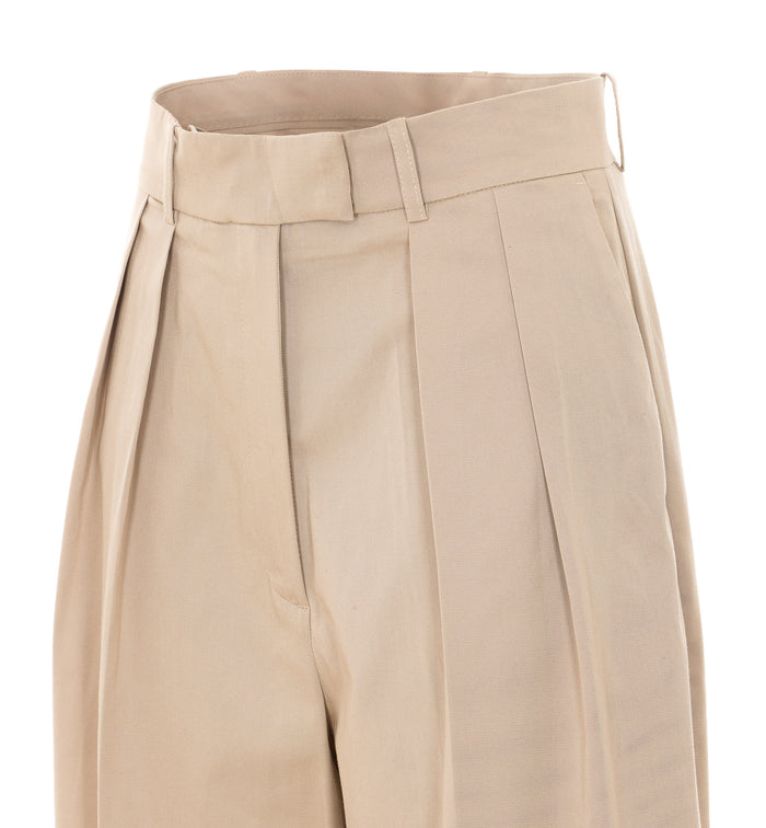 ANINE BING Trousers Beige Cotton
