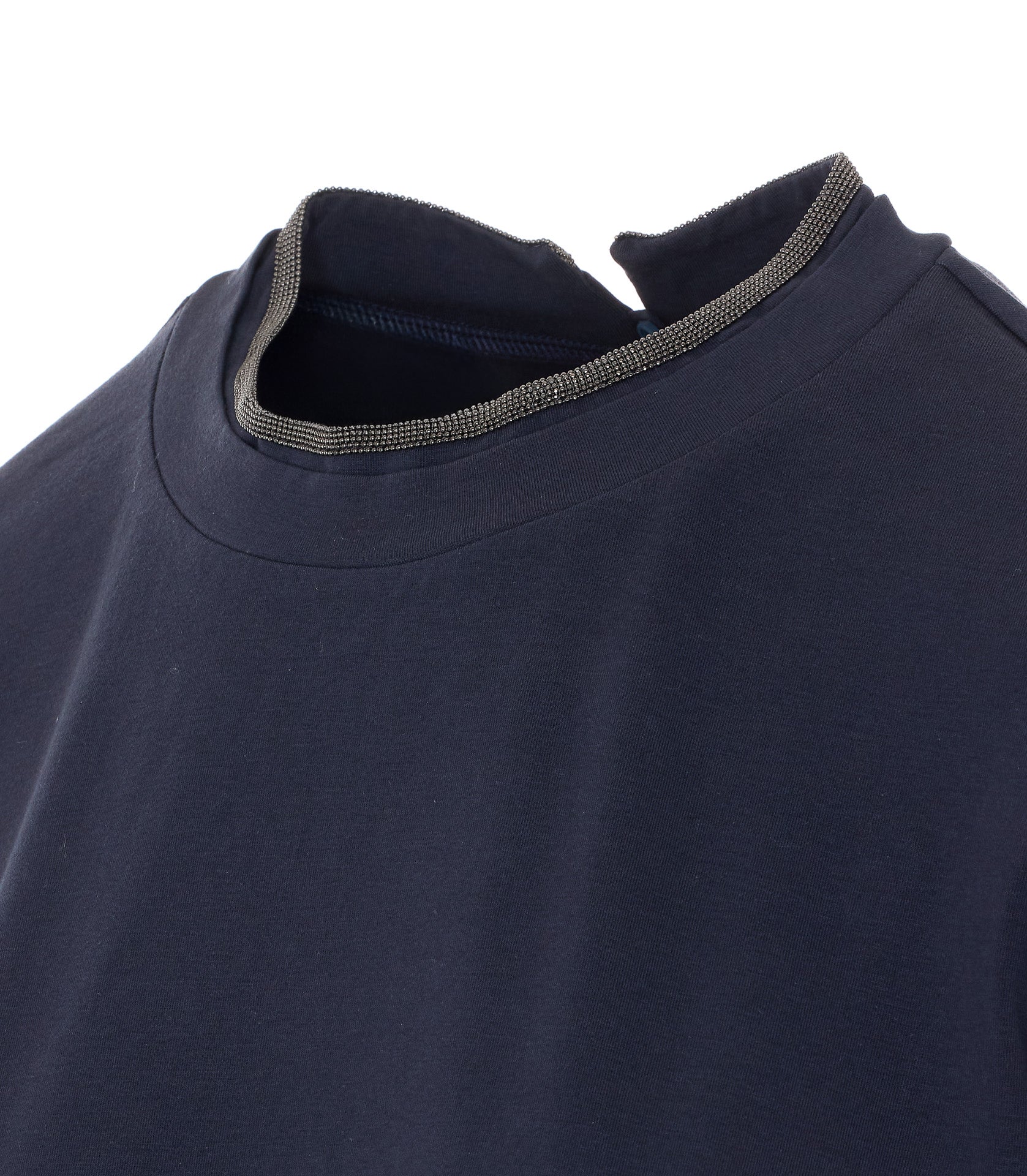 Brunello Cucinelli Sweaters Blue Cotton