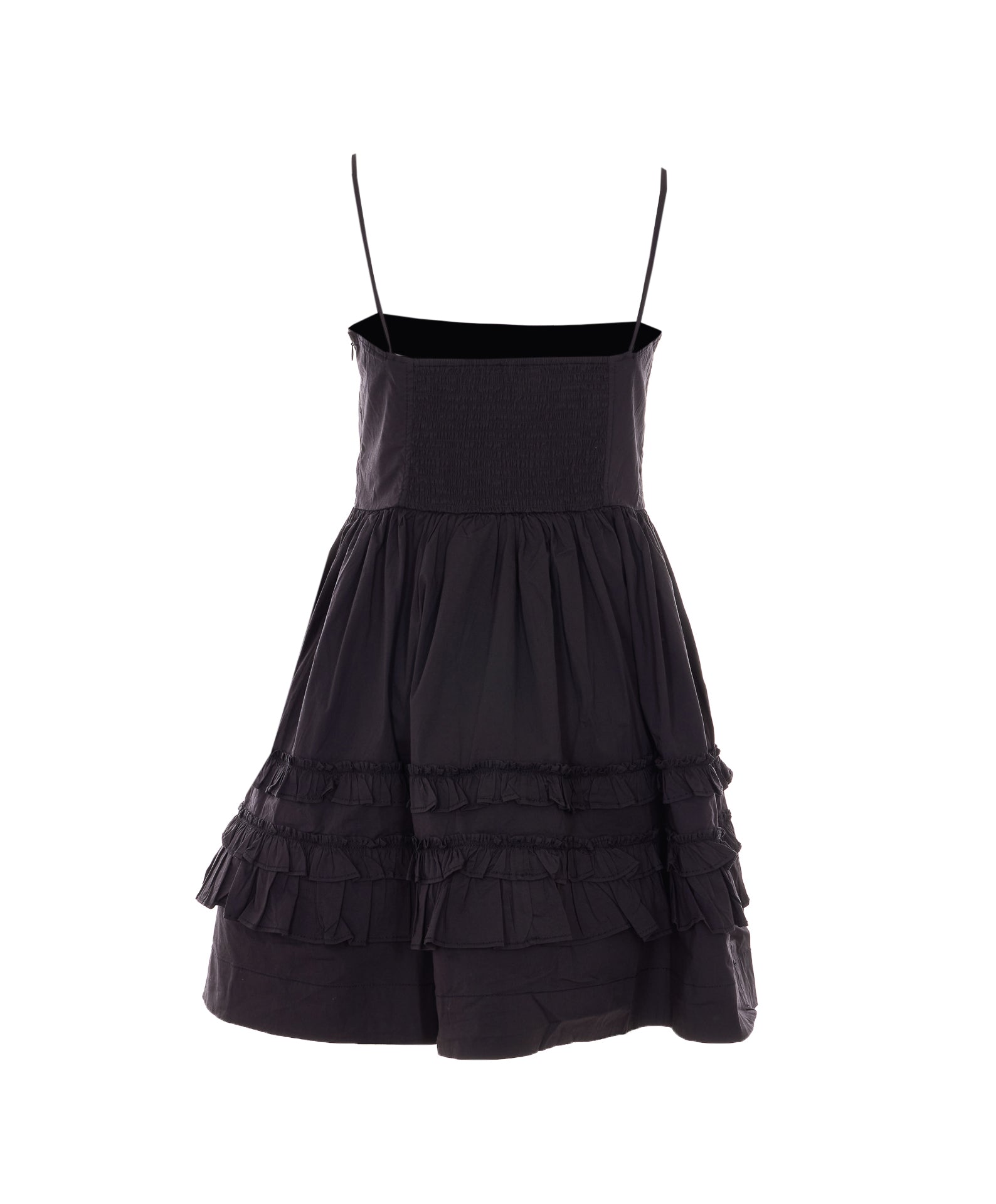 GANNI Dresses Black Organic Cotton