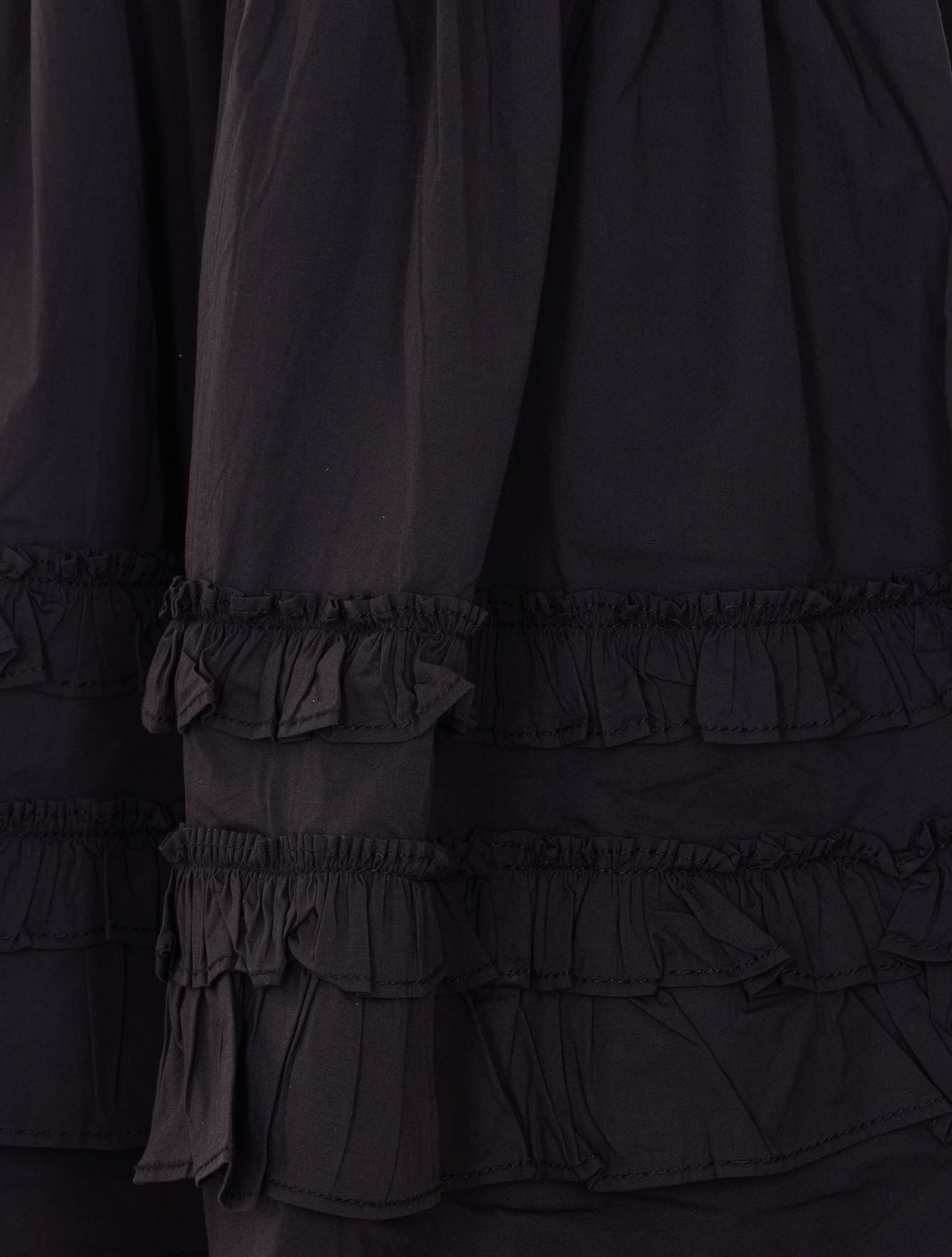 GANNI Dresses Black Organic Cotton