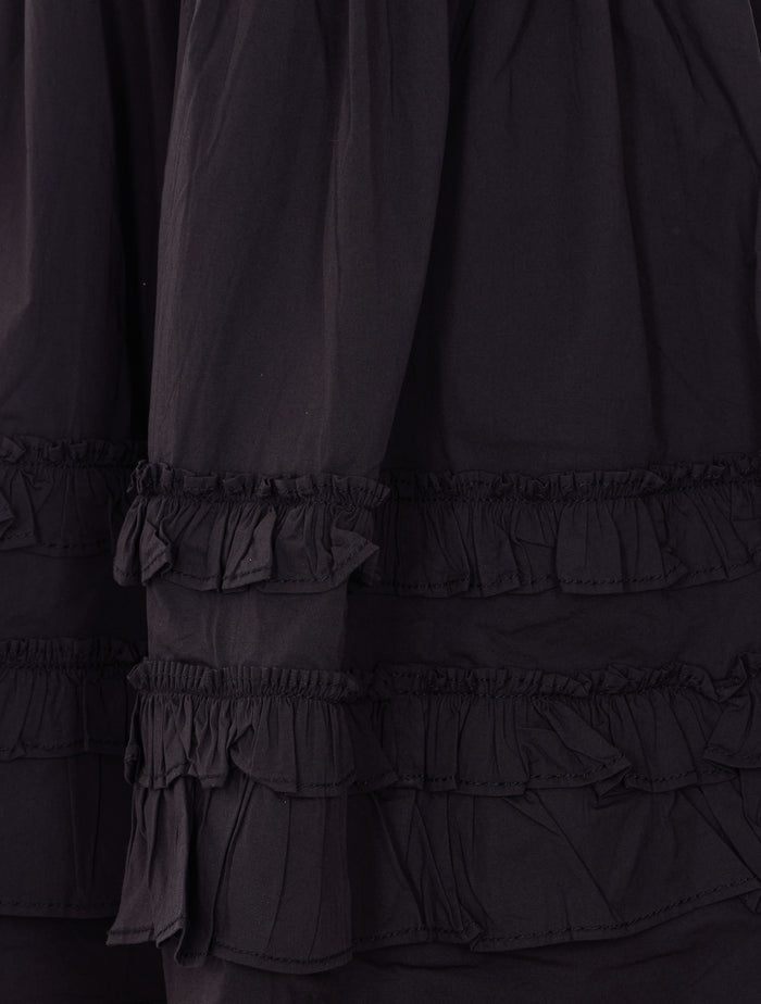 GANNI Dresses Black Organic Cotton