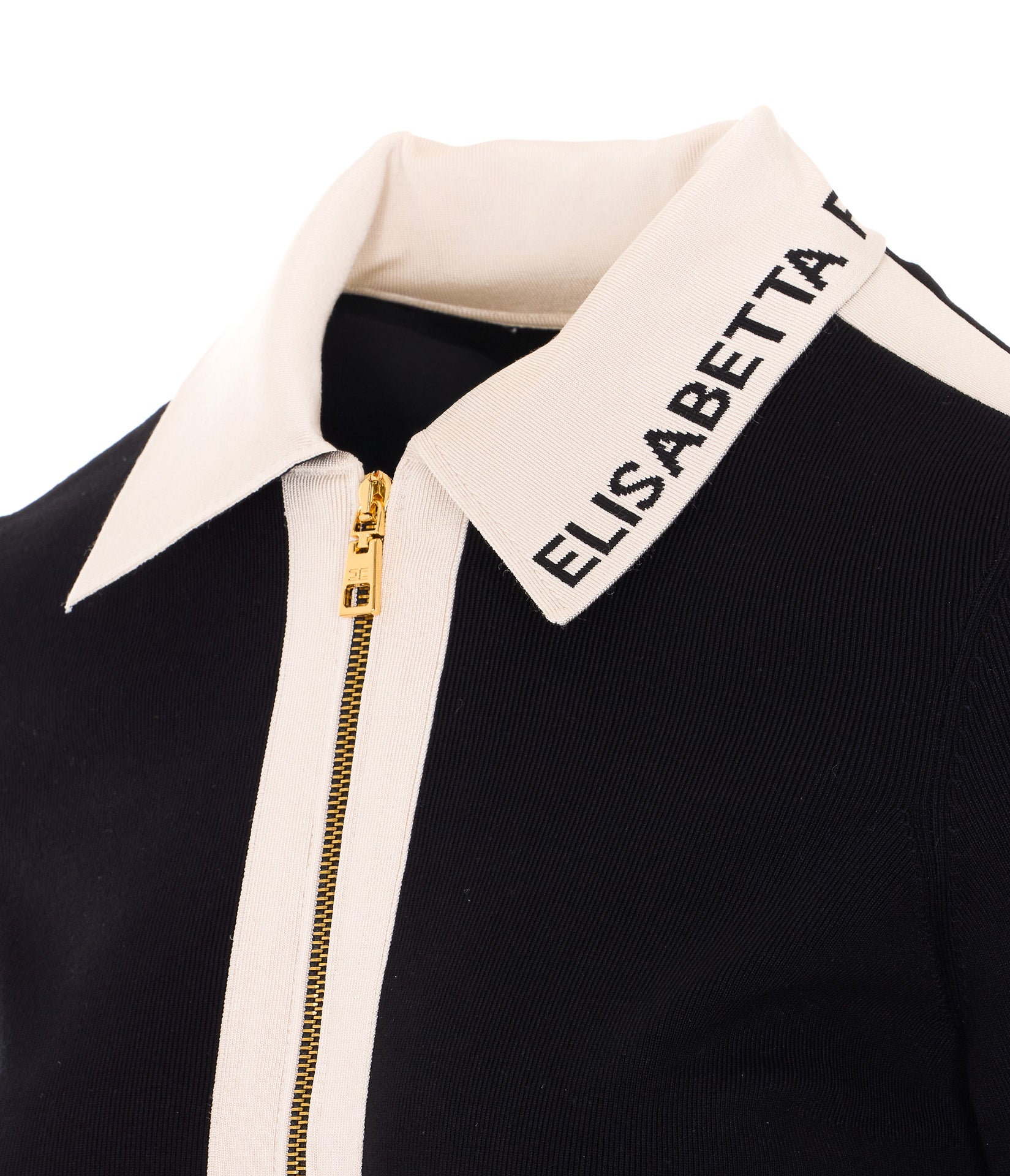 Elisabetta Franchi Sweaters Black Viscose
