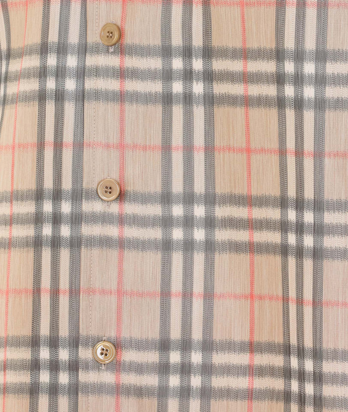 Burberry Shirts Beige Viscose