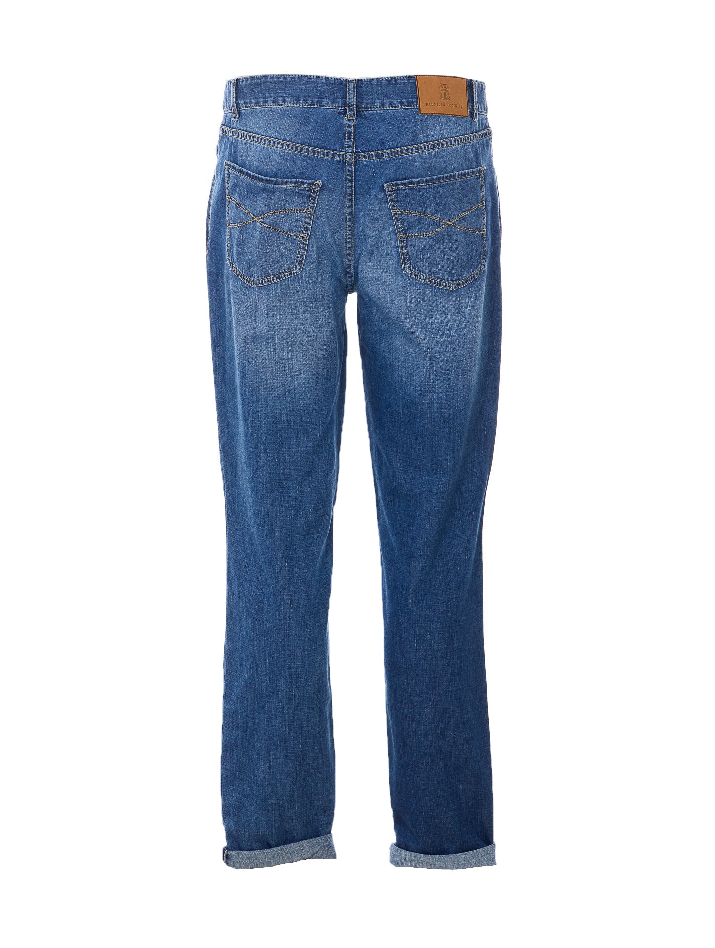 Brunello Cucinelli Trousers Blue Cotton