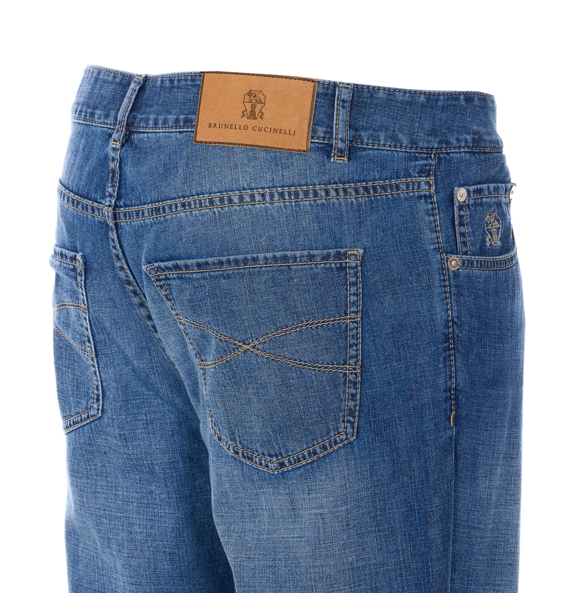 Brunello Cucinelli Trousers Blue Cotton