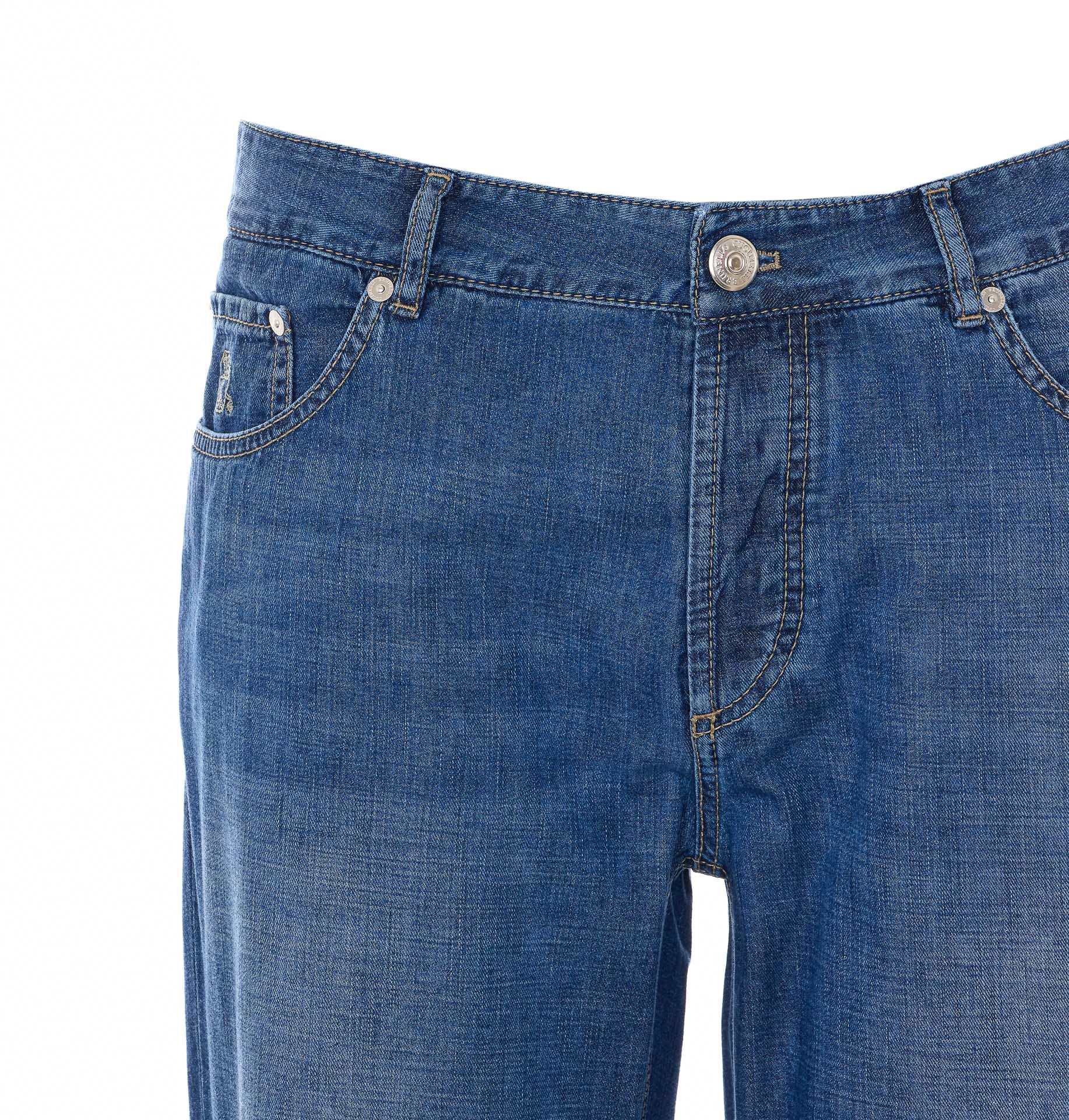 Brunello Cucinelli Trousers Blue Cotton