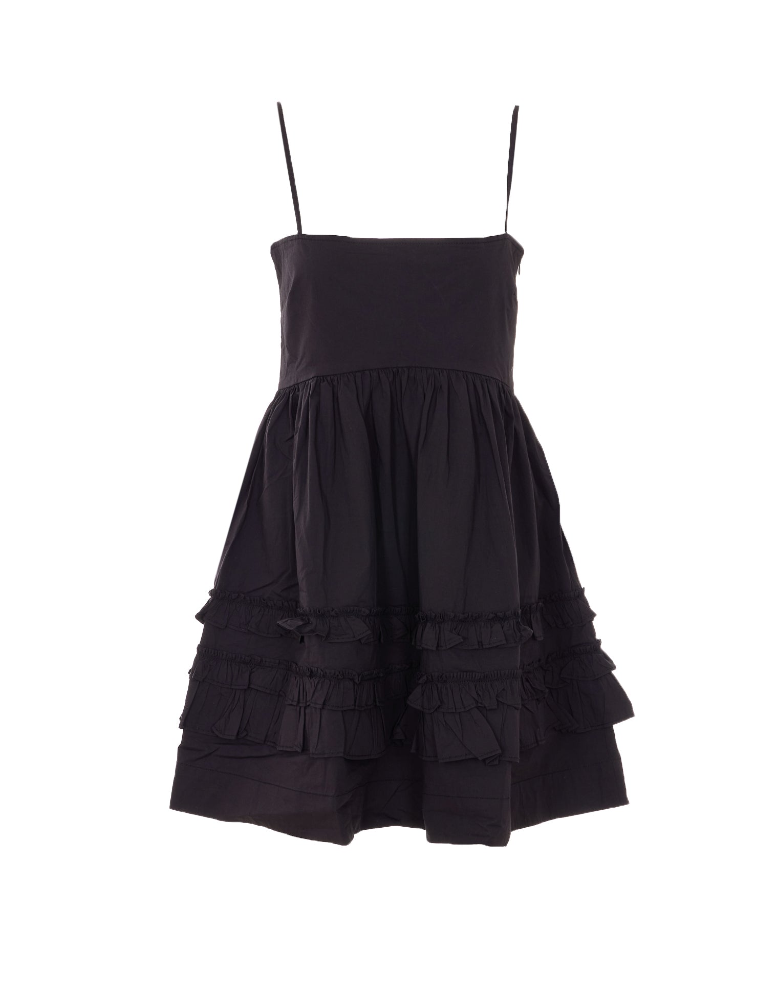 GANNI Dresses Black Organic Cotton