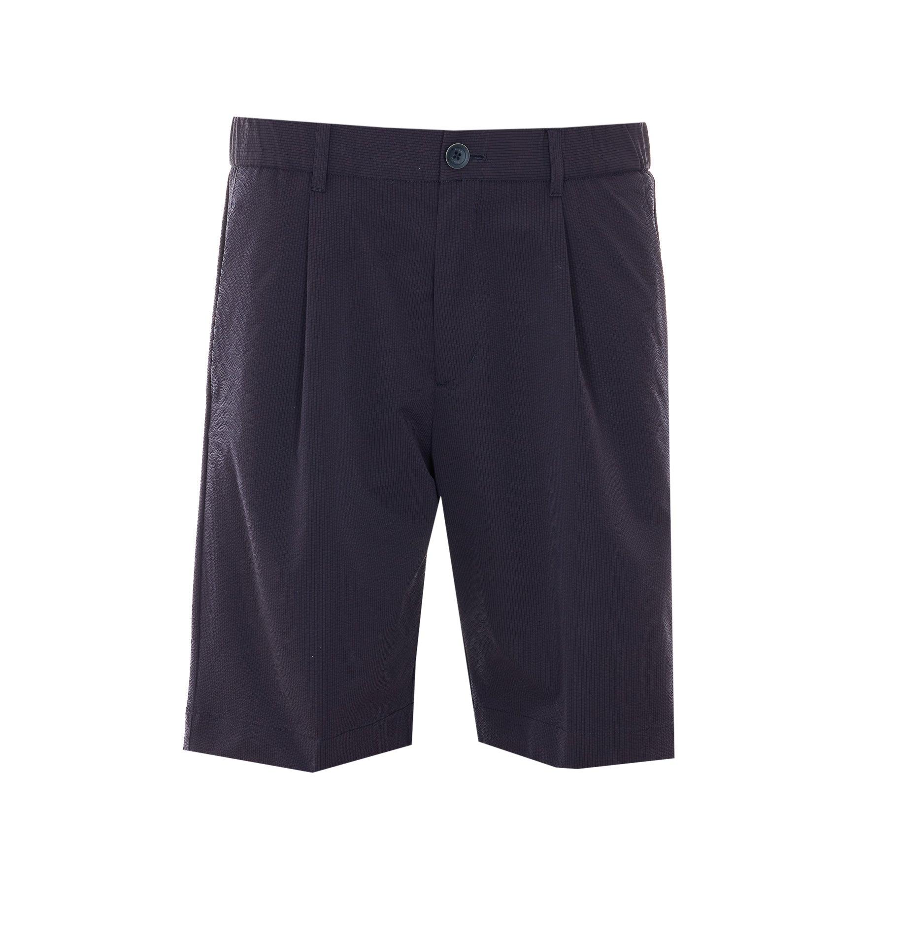 Herno Shorts Blue Cotton