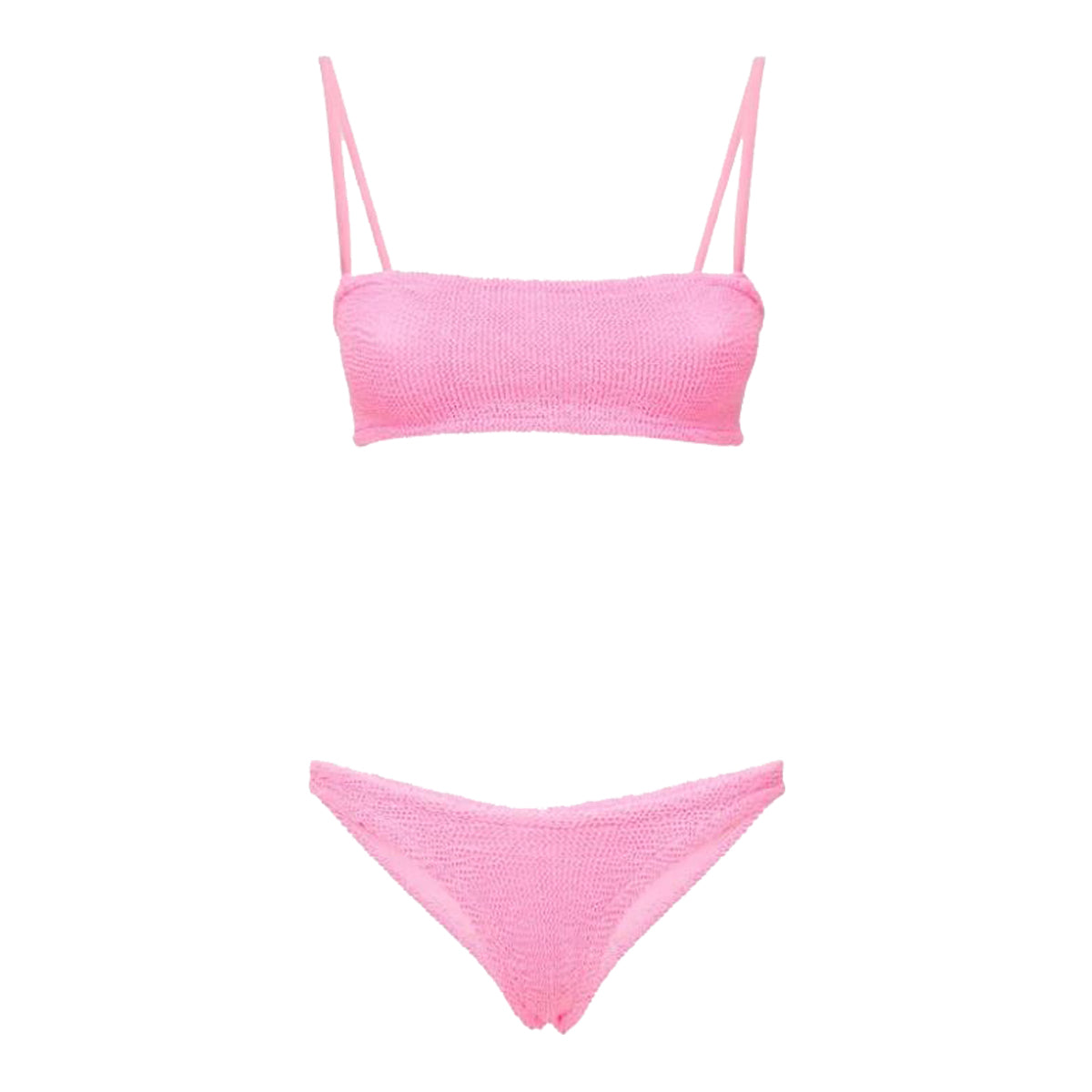 HUNZA G LONDON Sea clothing Pink Polyamide Elastane