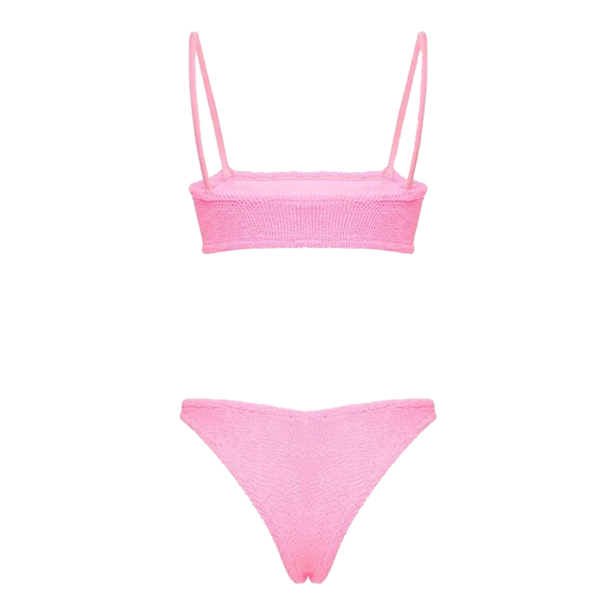 HUNZA G LONDON Sea clothing Pink Polyamide Elastane