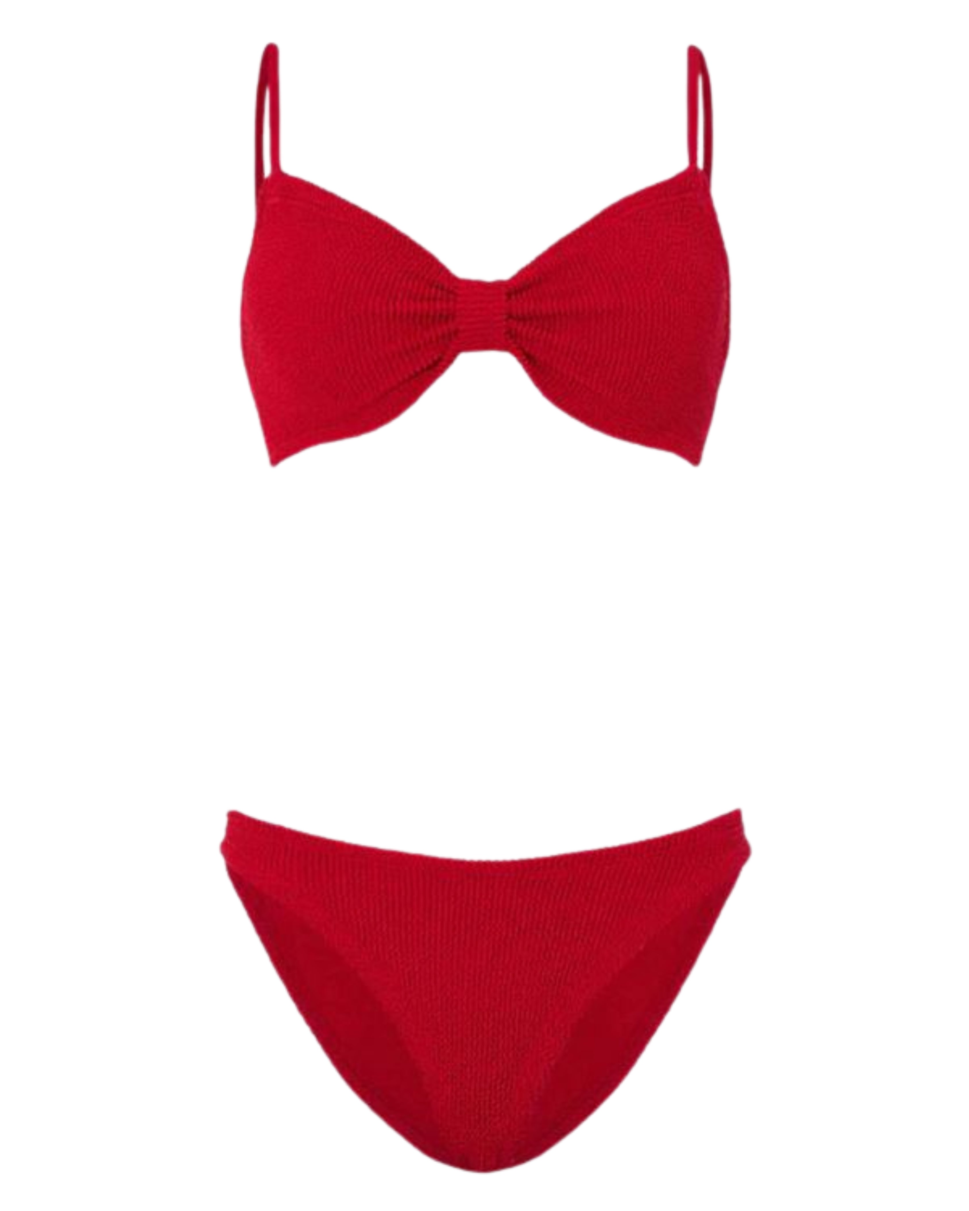HUNZA G LONDON Sea clothing Red Polyester