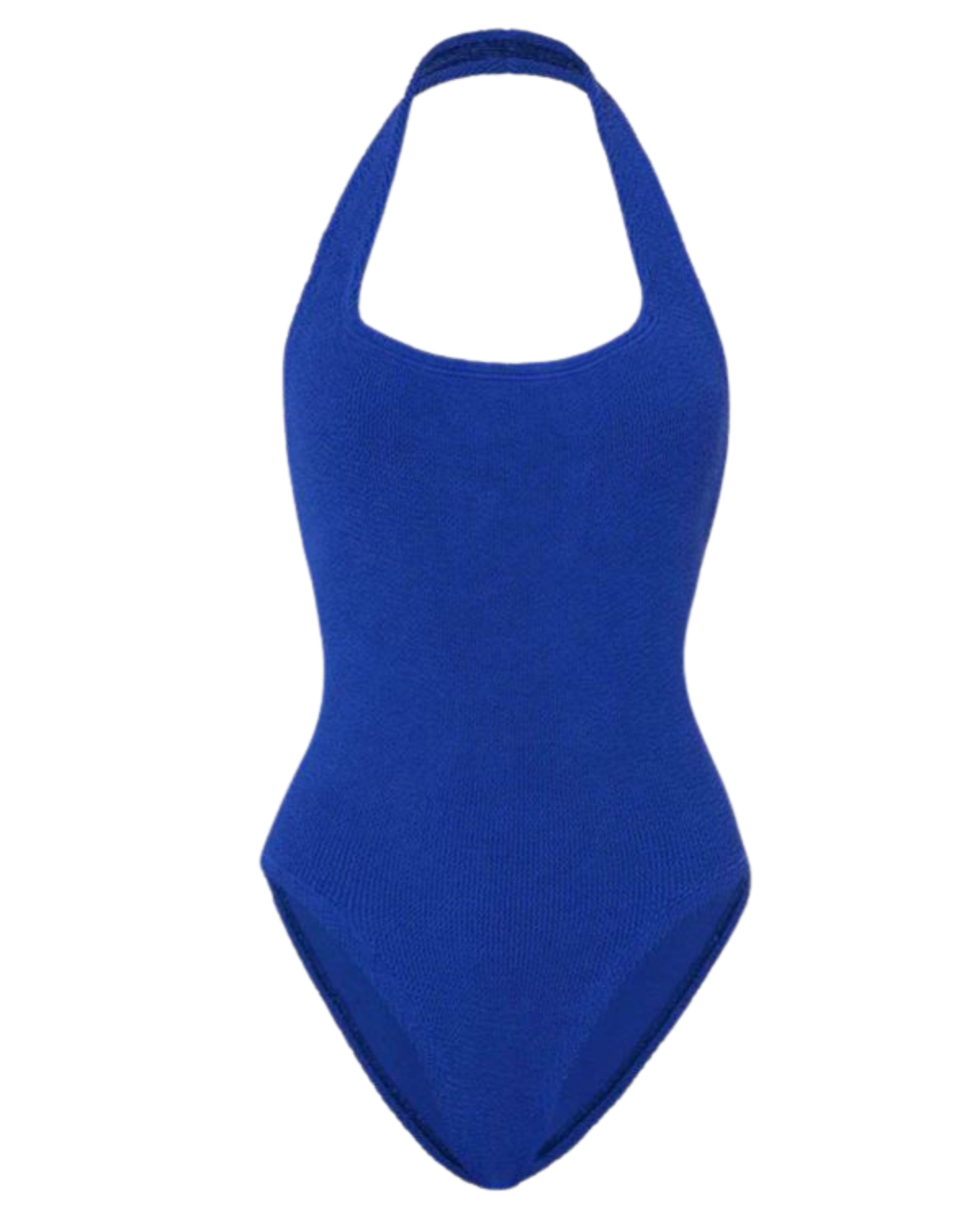 HUNZA G LONDON Sea clothing Blue Polyester Elastane