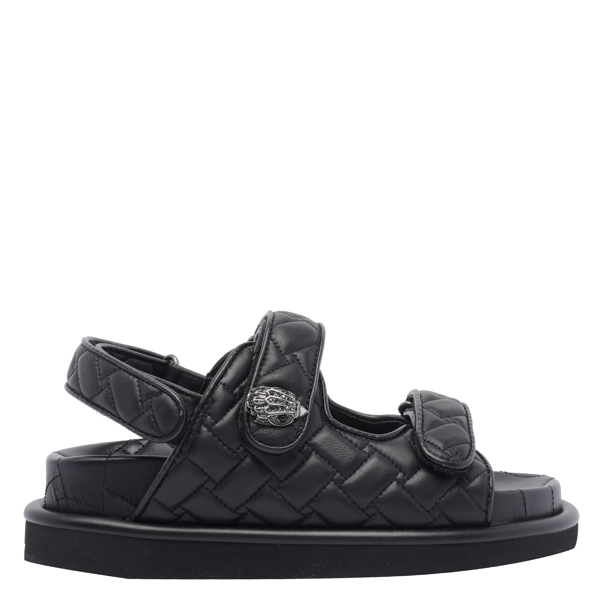 Kurt Geiger Sandals Black Calf Leather/rubber Sole
