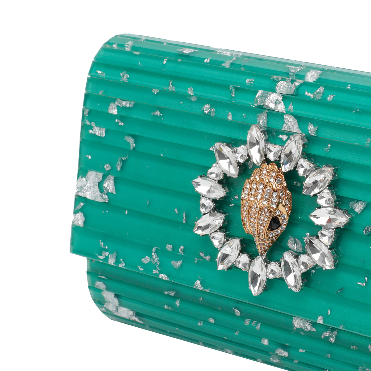 Kurt Geiger Bags Green Acrylic Metal