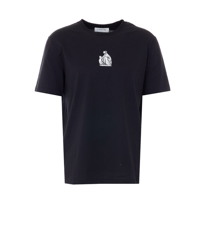 Lanvin T-shirts and Polos Black Cotton