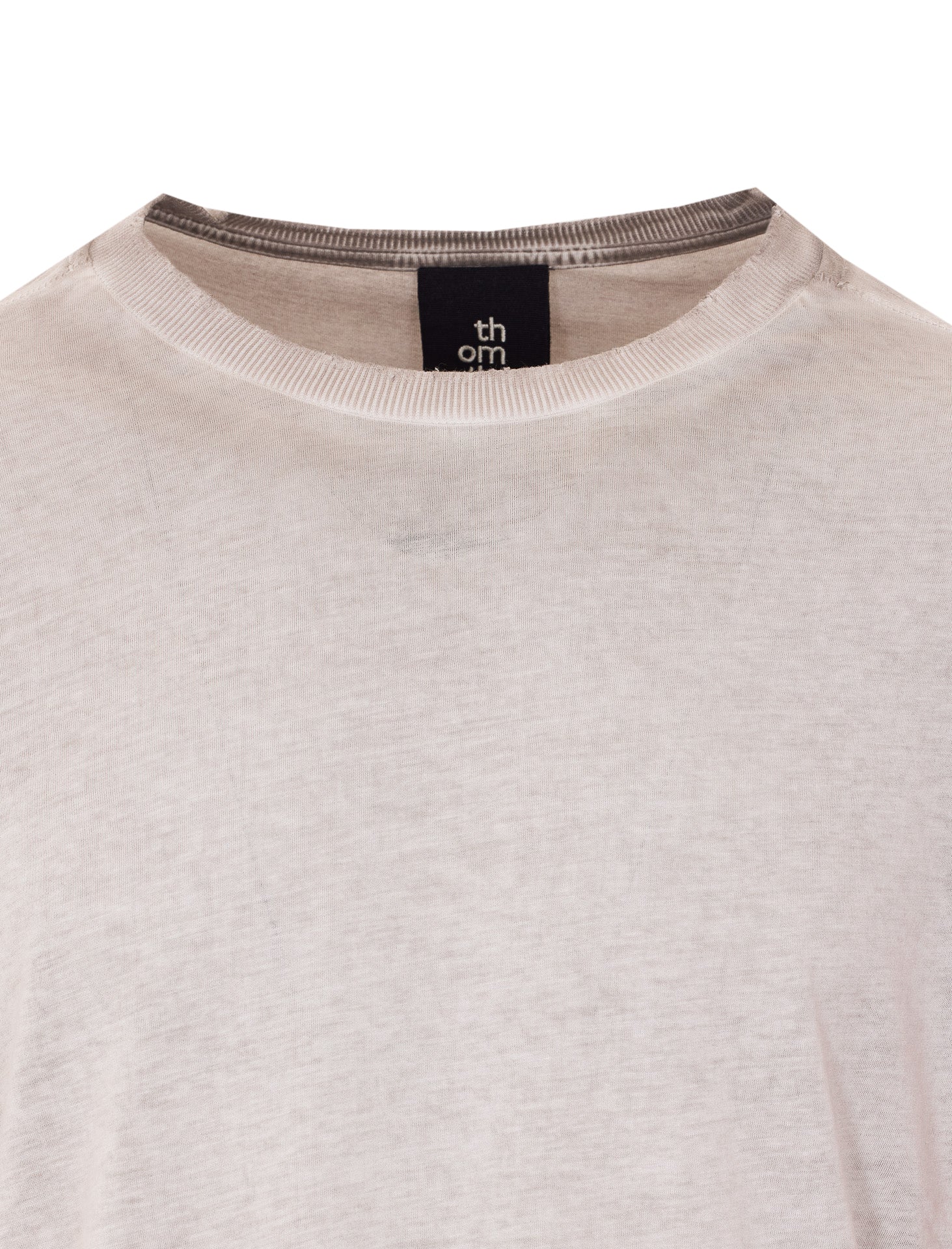 Thom Krom T-shirts and Polos Grey Cotton