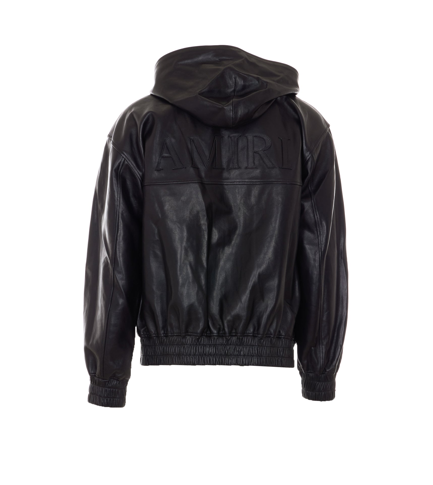 Amiri Sweaters Black Lamb Leather