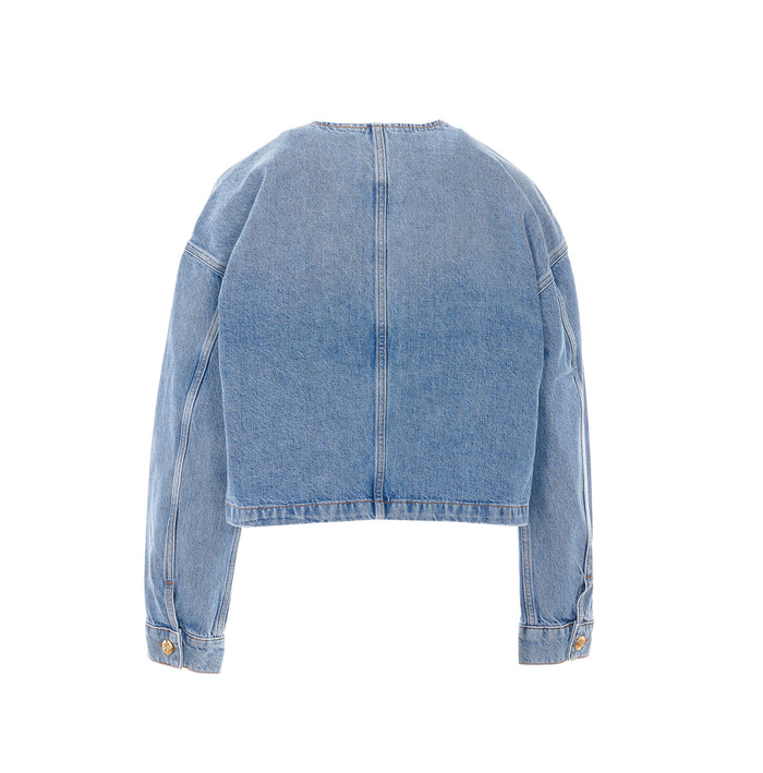 ANINE BING Jackets Blue Cotton
