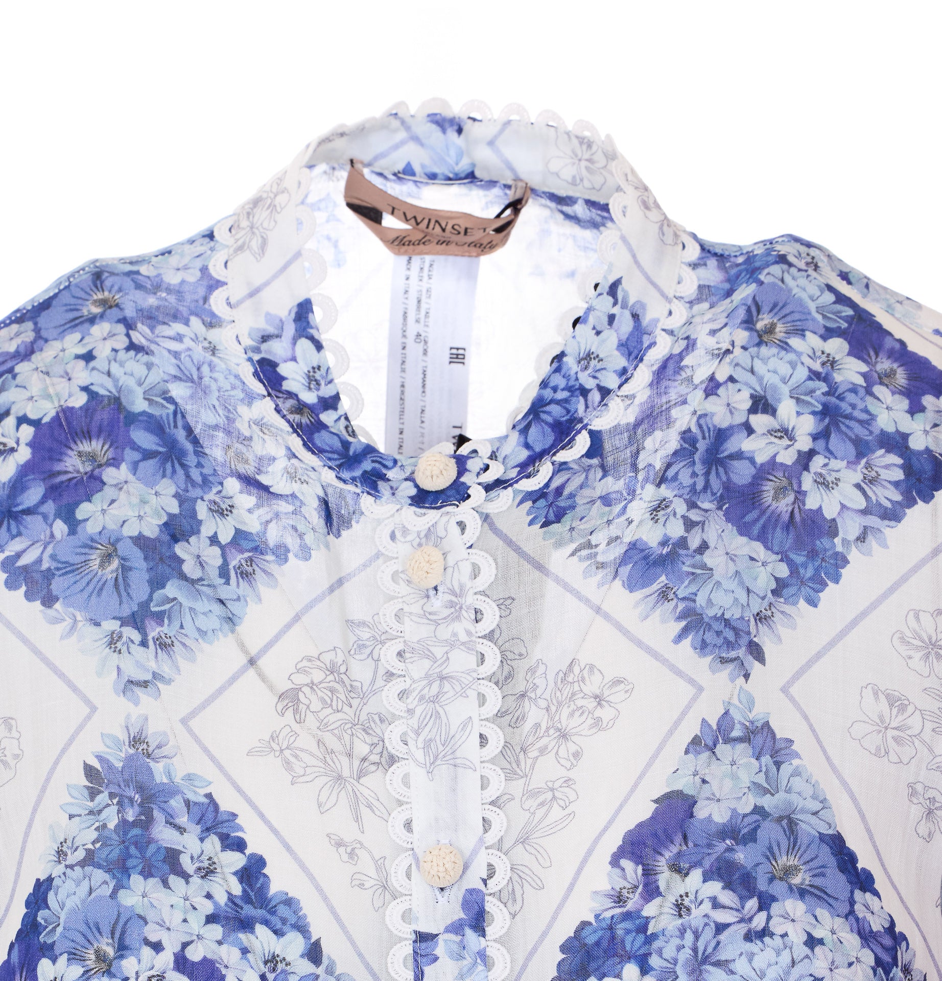 Twin-set Shirts White Ramie
