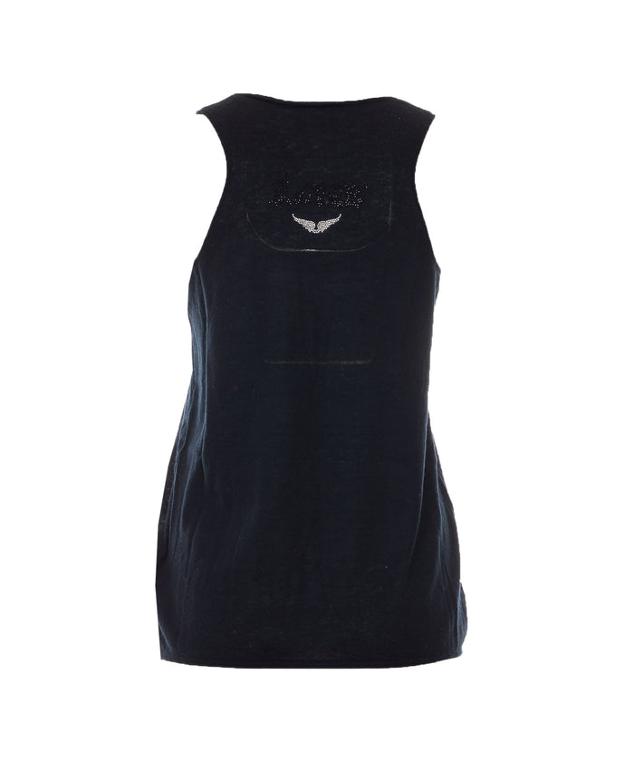 Zadig & Voltaire Top Black Cashmere