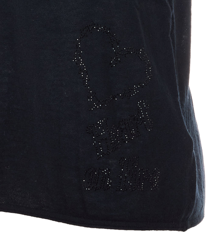 Zadig & Voltaire Top Black Cashmere