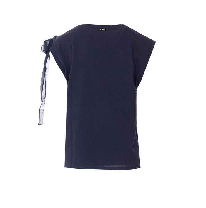 Twin-set T-shirts and Polos Blue Ramie