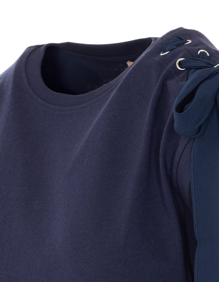 Twin-set T-shirts and Polos Blue Ramie